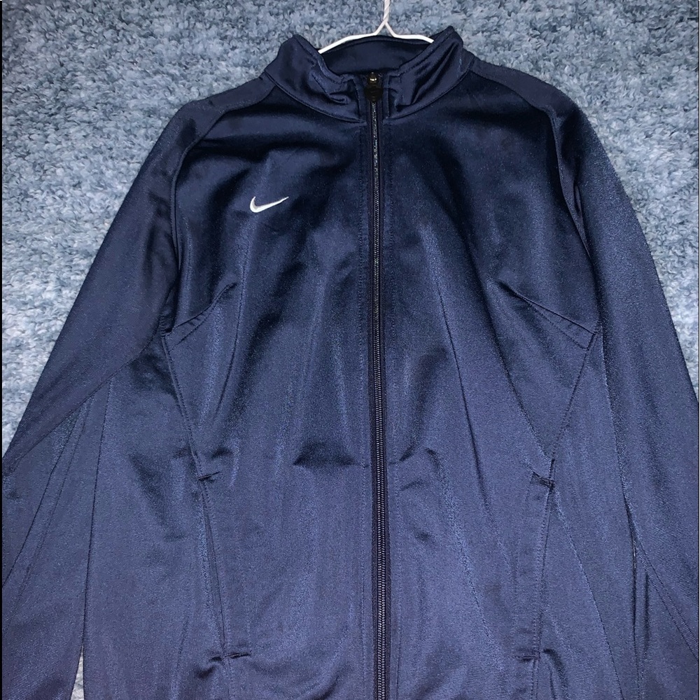 Blue Nike zip up